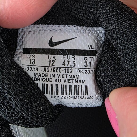 Nike Alpha Huarache Varsity Metal Baseball Cleats Mens Sz 13 - Picture 7 of 7